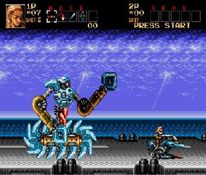 une photo d'Ã©cran de Contra Hard Corps sur Sega Megadrive